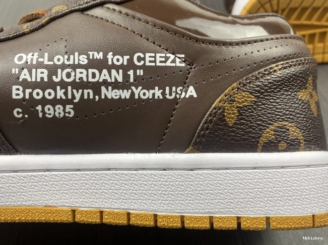 Cheap TBkick Air Jordan Off-Louis OW LOW AJ1 1 x 0715